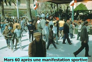 MARS 1960 APRES UNE MANIFESTATION SPORTIVE